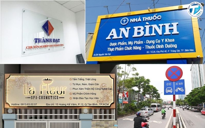 Các loại biển hiệu phổ biến tại Hà Nội